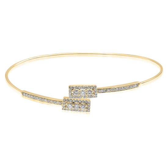 Monary Bracelet featuring 0.77 carats od diamonds set in 18K Yellow gold with 78 STONES
